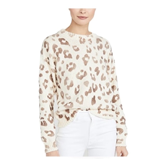 Mother Leopard Print Sweater, size XS - Picture 1 of 7